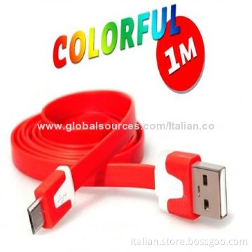Wholesale Colorful USB Driver Download Data Charging Cable for Samsung, Easy to Use and Take